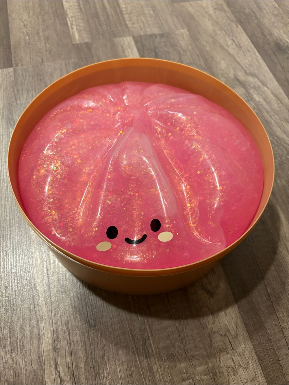 Rare Giant Pink Glitter Dumpling